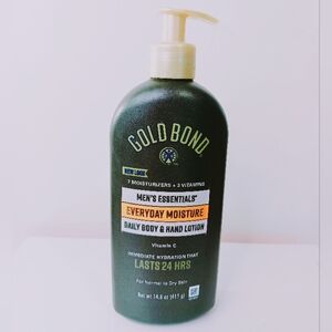 Gold Bond Everyday 24HR  Moisture Lotion Vitamn C Body & Hands  MENS